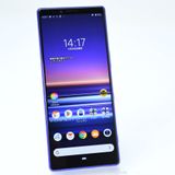 【訳あり*液晶美品】au SIMフリー Xperia 1 SOV40 パープル