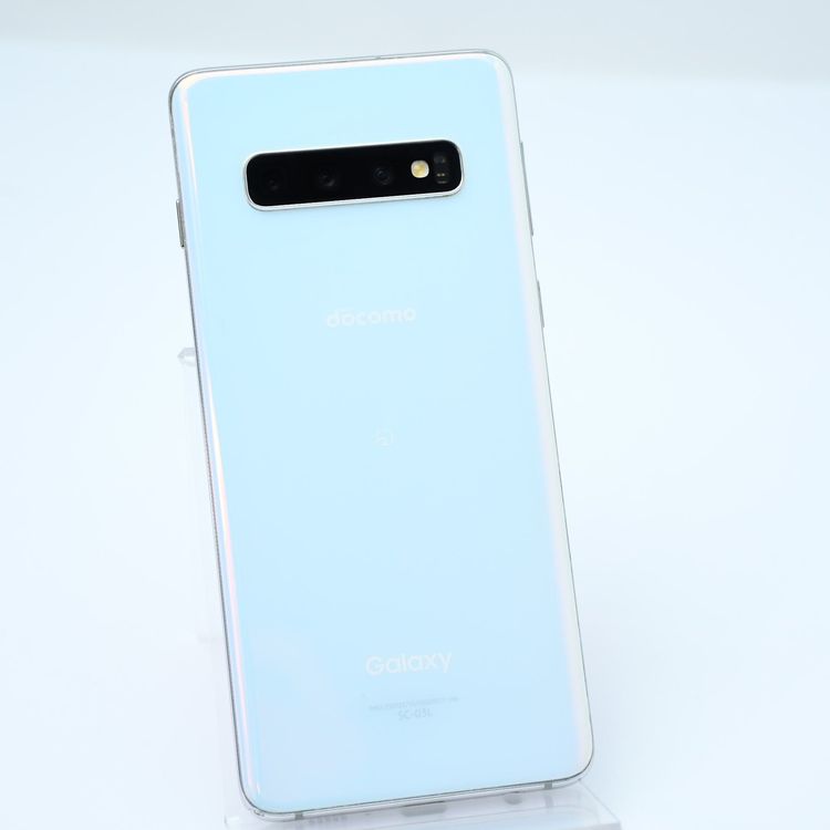 【電池良好】SIMフリーdocomo Galaxy S10 SC-03L プリズムホワイト