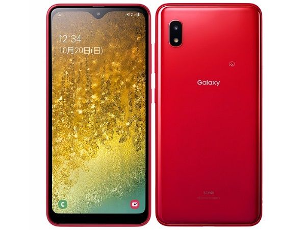 ムスビー｜3ヶ月長期保証付 Galaxy A20 SC-02M レッド SIMフリー 
