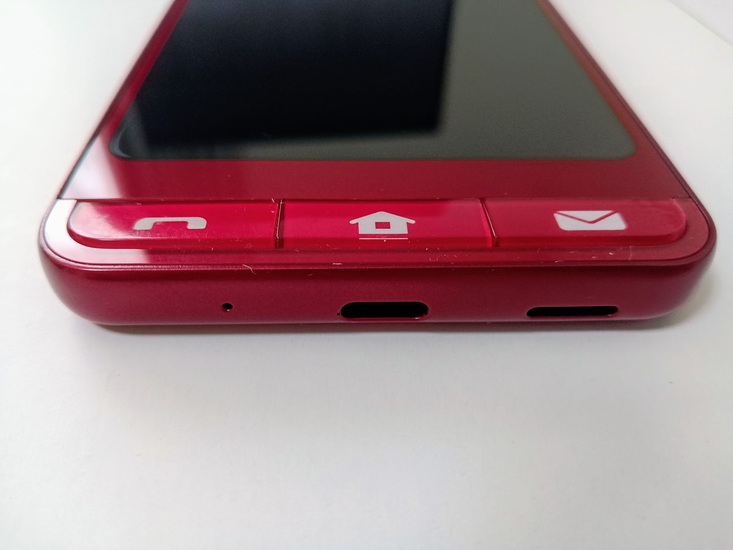 シンプルスマホ6 　 A201SH ソフトバンク　スマホ　本体　ルビーレッド SHARP A201SH シンプルスマホ6 ルビーレッド SIMフリー