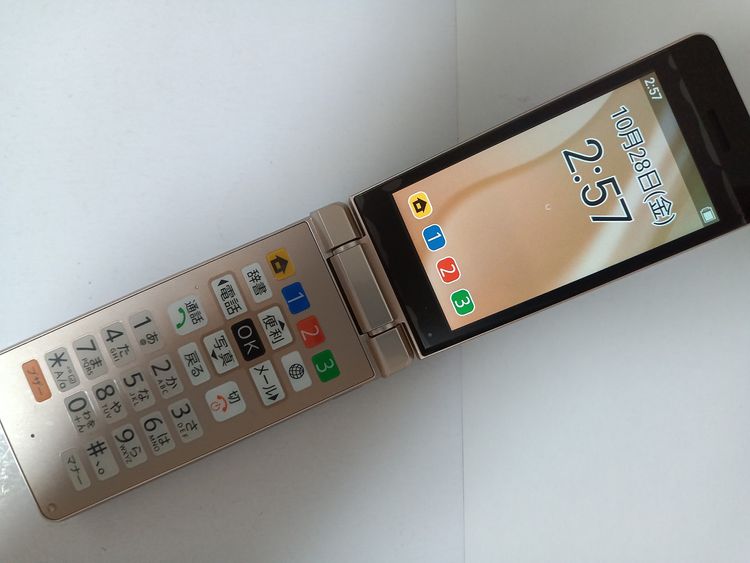 ☆ SoftBank かんたん携帯11 A207SH ゴールド SIMロック解除済み