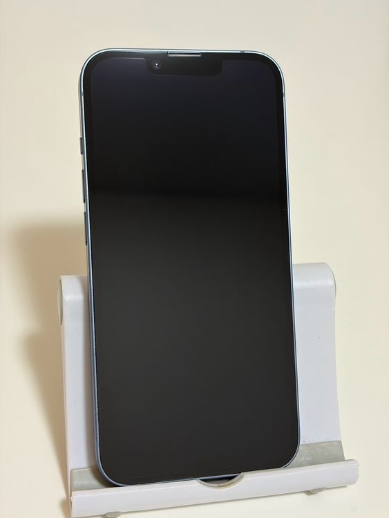 ������ �Хåƥ꡼87% SIM�ե꡼ iPhone14 128GB �֥롼