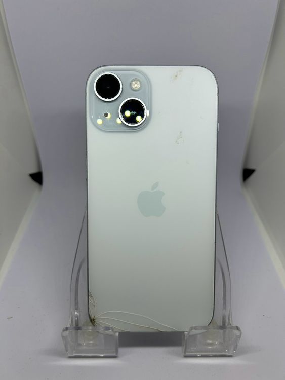 ��SIM�ե꡼ iPhone15  128GB �֥롼 �Хåƥ꡼85%