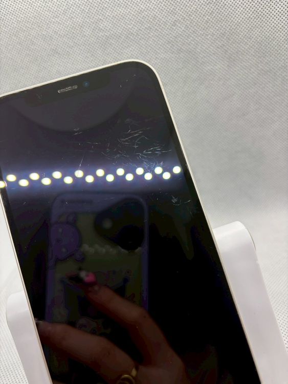 ���ϥԥͥ��ͥå� SIM�ե꡼ iPhone12 128GB �ۥ磻�� �Хåƥ꡼83%