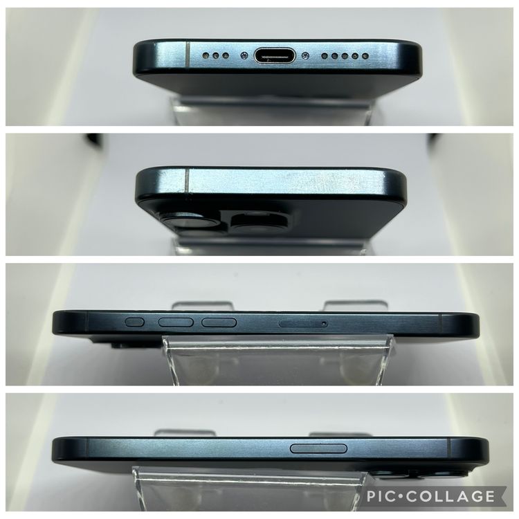 ��SIM�ե꡼ iPhone15Pro  128GB �֥롼�����˥��� �Хåƥ꡼87%