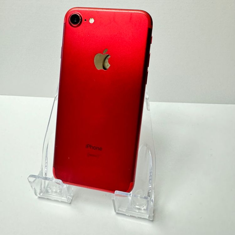 iPhone 7 本体 128GB レッド SIMフリー バッテリー84% ムスビー|○ハピネスネット SIMフリー iPhone7 128GB レッド