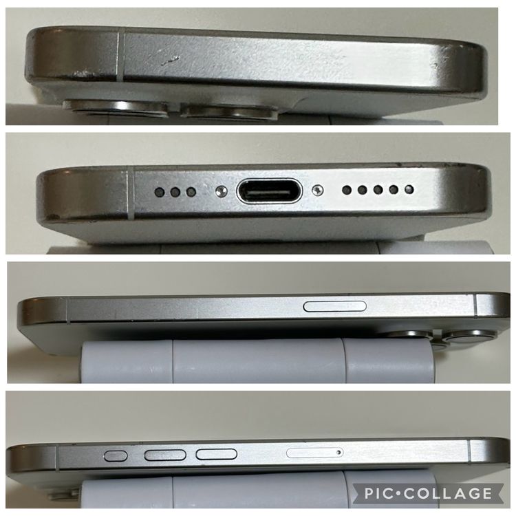 ���Хåƥ꡼90% SIM�ե꡼ iPhone15Pro 256GB �ۥ磻�ȥ����˥���