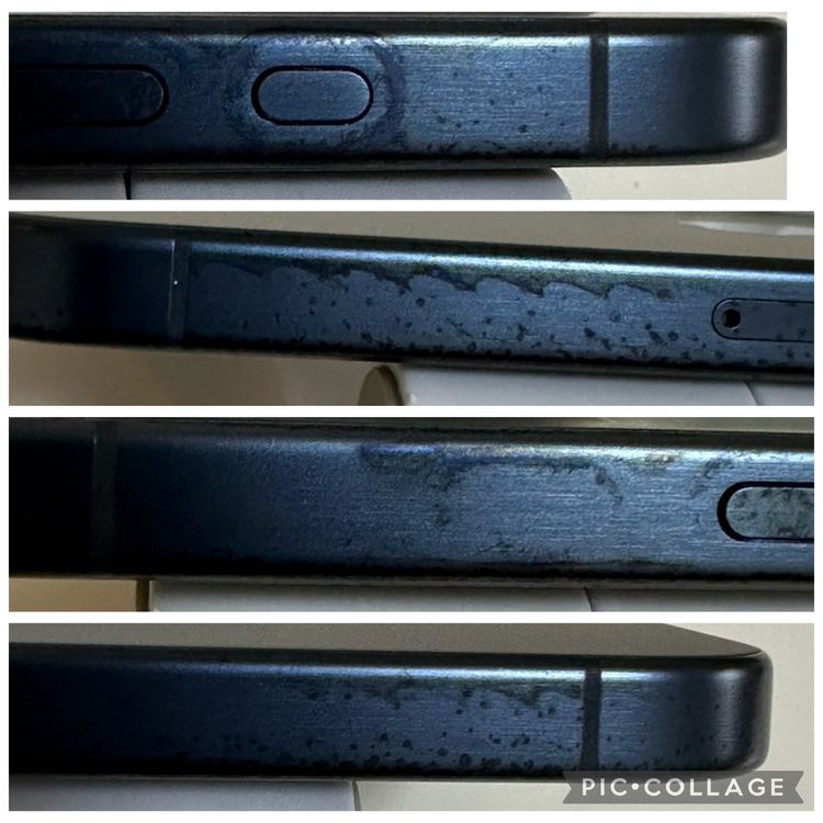 ���Хåƥ꡼85% SIM�ե꡼ iPhone15Pro 256GB �֥롼�����˥���