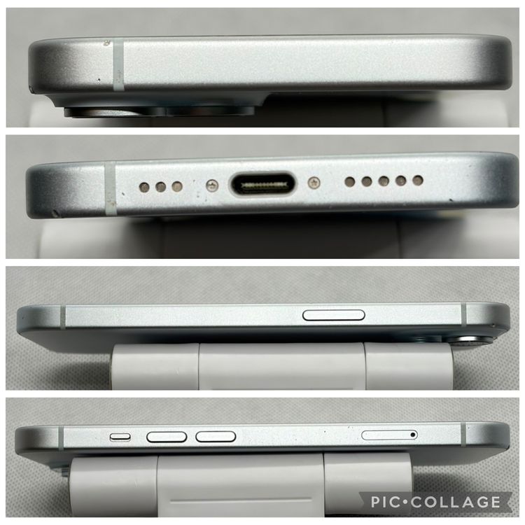 ��SIM�ե꡼ iPhone15 128GB �֥롼 �Хåƥ꡼81%