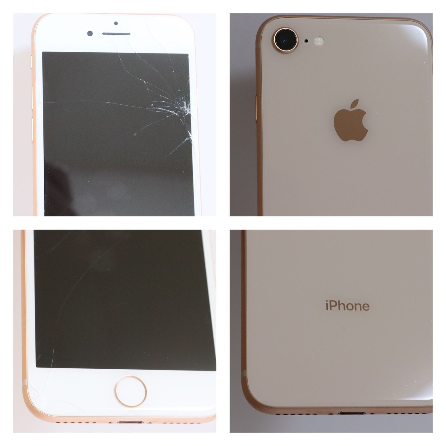 美品 iPhone 8 ゴールド　64G simフリー　バッテリー88% ムスビー｜○ハピネスネット SIMフリー iPhone8 64GB ゴールド