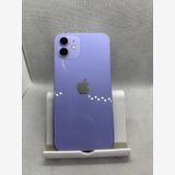 ●ハピネスネット SIMフリー iPhone12 64GB パープル バッテリー81%