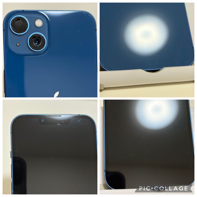 ���Хåƥ꡼89% SIM�ե꡼ iPhone13 256GB �֥롼
