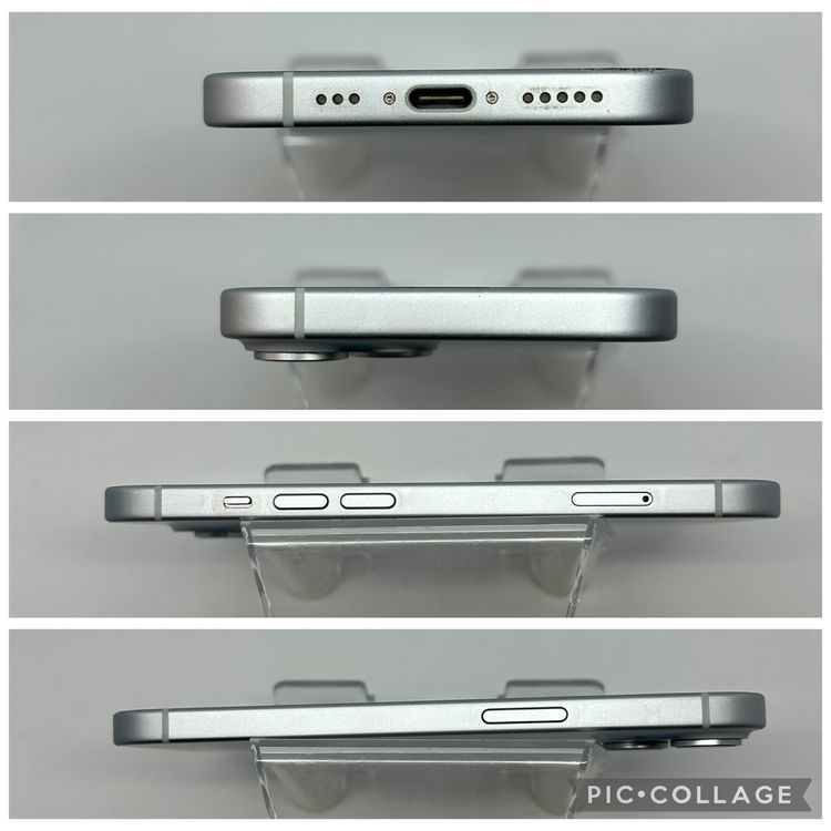 ��SIM�ե꡼ iPhone15  256GB �֥롼 �Хåƥ꡼82%