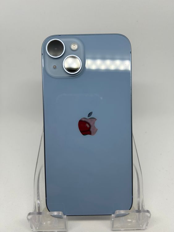 ���Хåƥ꡼87% SIM�ե꡼ iPhone14  128GB �֥롼