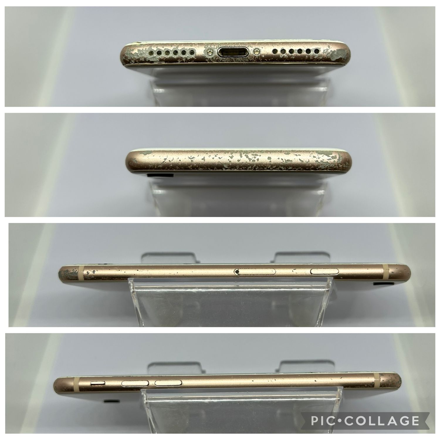 SIMフリー iPhone8 64GB 8-202 ゴールド 新品バッテリ－ ムスビー｜○SIMフリー iPhone8 64GB ゴールド バッテリー81%【iPhone8