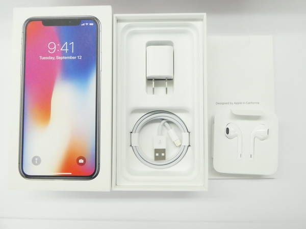 ムスビー｜☆10%OFF 新品同様 iPhoneX 256GB au グレー 送料無料 
