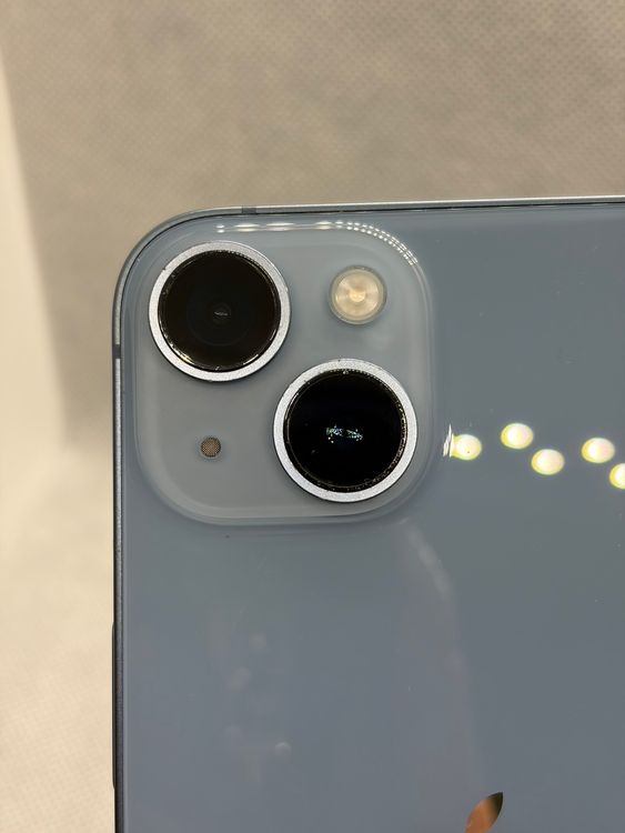 ��SIM�ե꡼ iPhone14 128GB �֥롼 �Хåƥ꡼80%