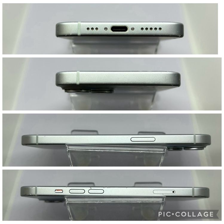 ��SIM�ե꡼ iPhone15  128GB �֥롼 �Хåƥ꡼85%
