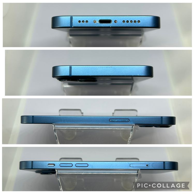 ��SIM�ե꡼ iPhone13  128GB �֥롼 �Хåƥ꡼73%