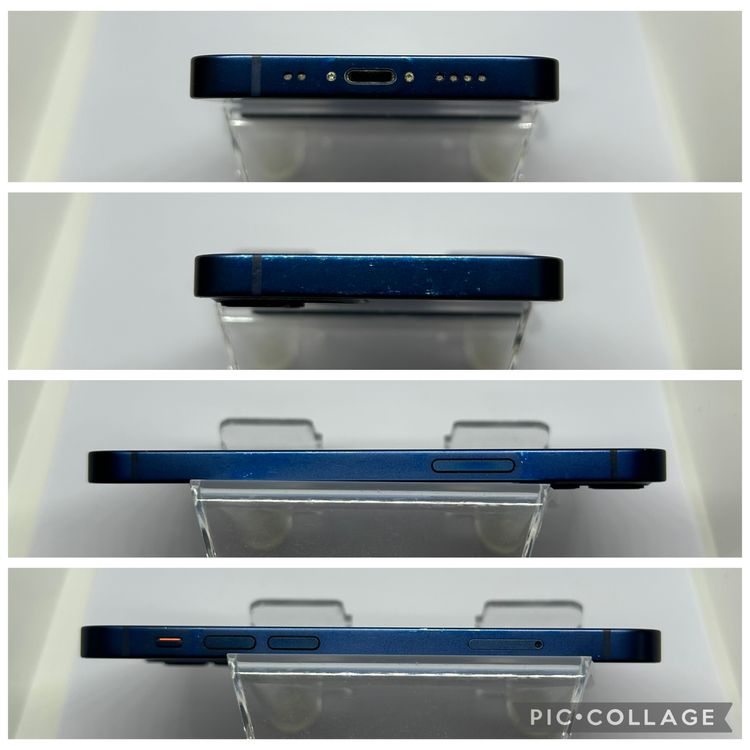 ��SIM�ե꡼ iPhone12mini  128GB �֥롼 �Хåƥ꡼74%