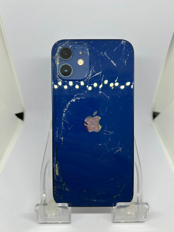 ��SIM�ե꡼ iPhone12  64GB �֥롼 �Хåƥ꡼73%