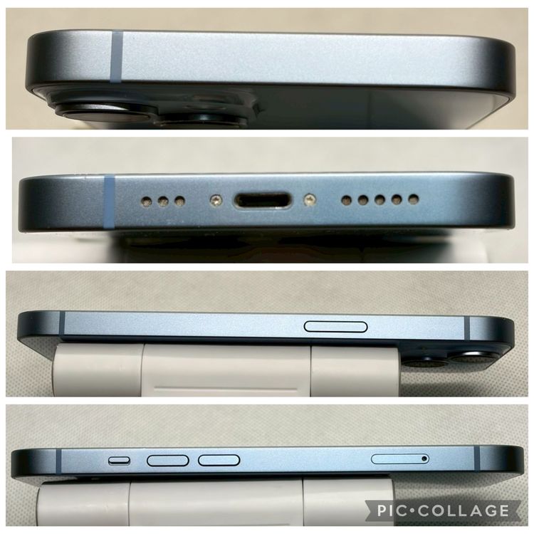 ��SIM�ե꡼ iPhone14 128GB �֥롼 �Хåƥ꡼84%