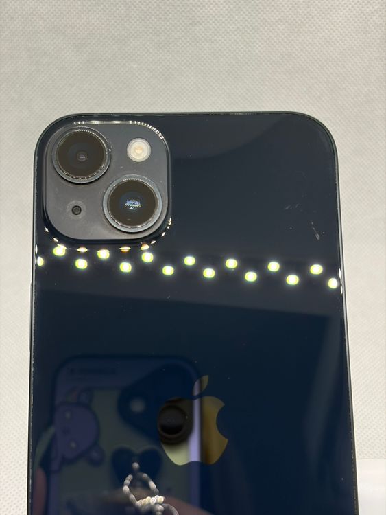 ���Хåƥ꡼87% SIM�ե꡼ iPhone14Plus 128GB �ߥåɥʥ���