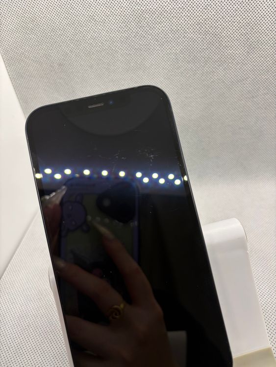 ���ϥԥͥ��ͥå� SIM�ե꡼ iPhone12 64GB �֥�å� �Хåƥ꡼82%