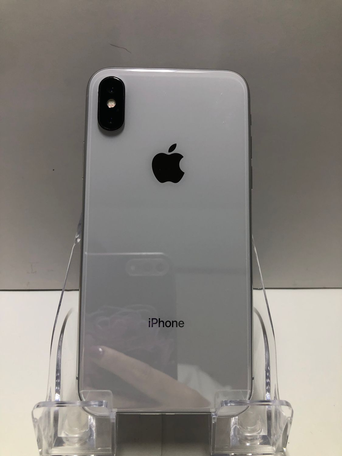 バッテリー100% SIMフリーiPhone X 64GB シルバー