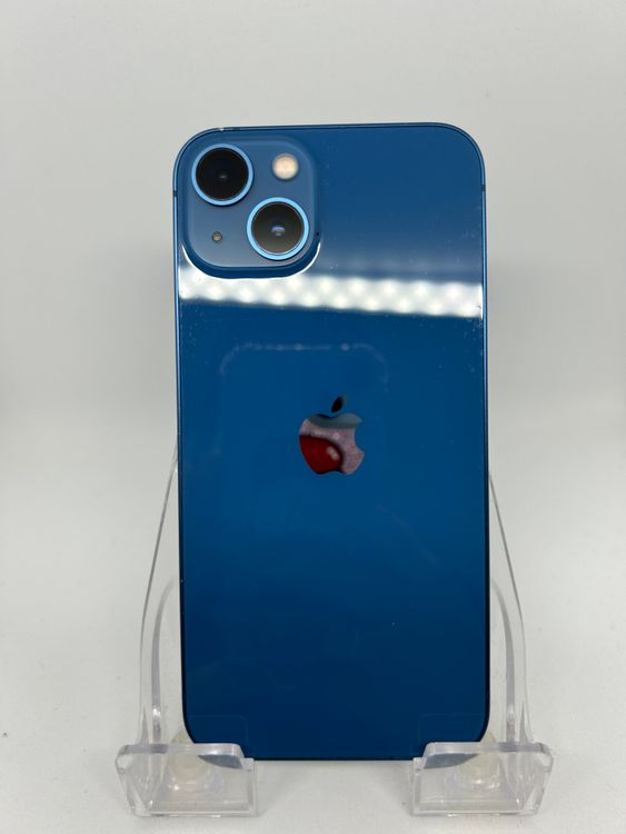 SIM�ե꡼ iPhone13  128GB �֥롼 �Хåƥ꡼75%