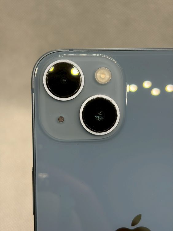 ��SIM�ե꡼ iPhone14 128GB �֥롼 �Хåƥ꡼84%