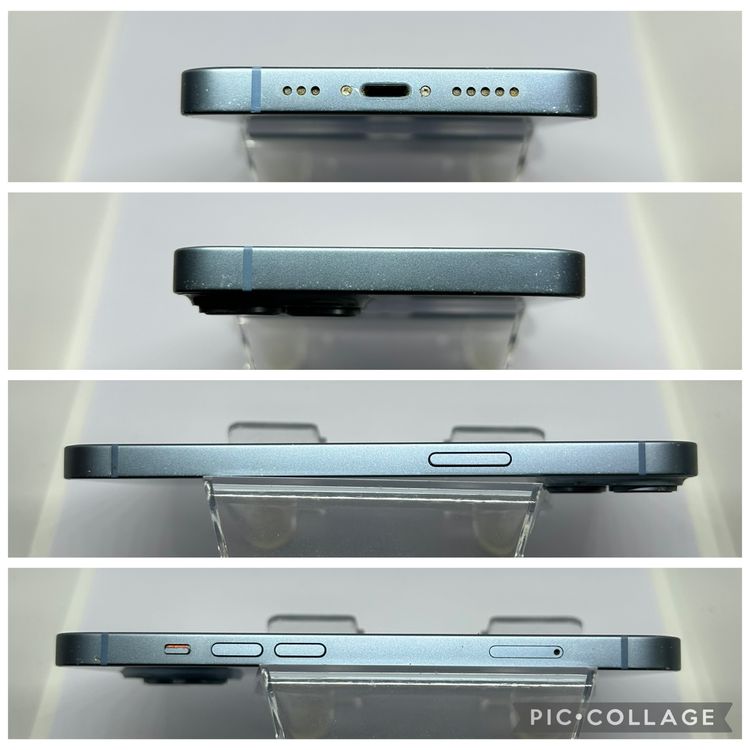 ��SIM�ե꡼ iPhone14  128GB �֥롼 �Хåƥ꡼72%