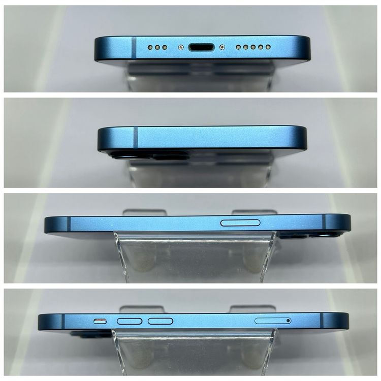 ��SIM�ե꡼ iPhone13  128GB �֥롼 �Хåƥ꡼78%