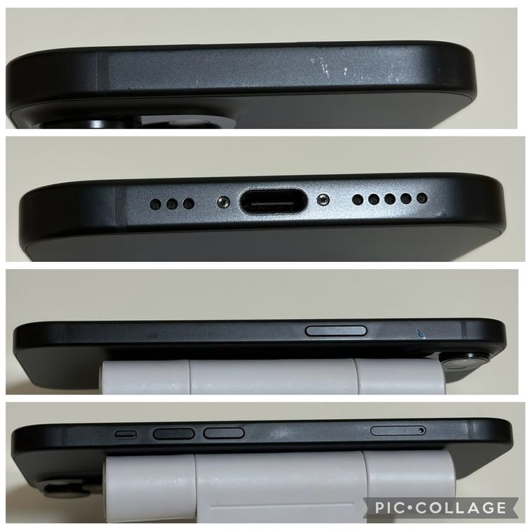 ���Хåƥ꡼84% SIM�ե꡼ iPhone15 128GB �֥�å�
