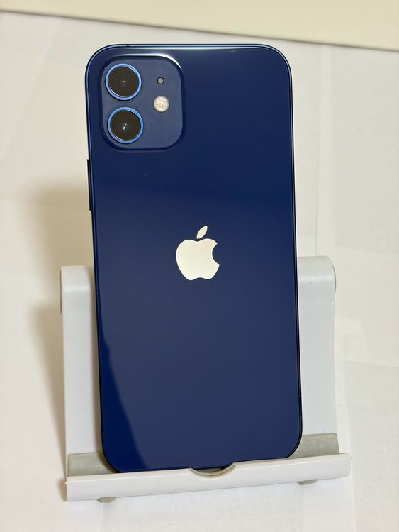 ���Хåƥ꡼87% SIM�ե꡼ iPhone12 128GB �֥롼