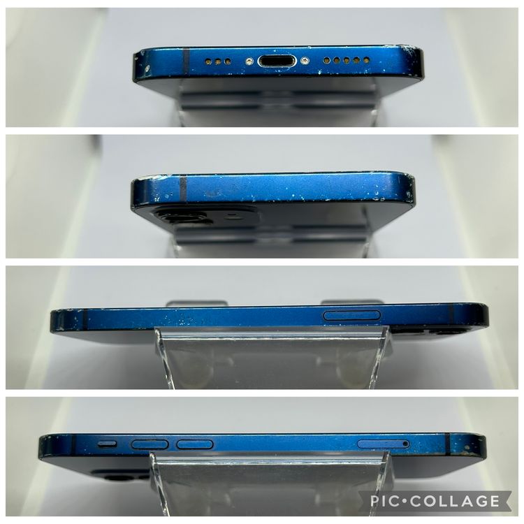 ��SIM�ե꡼ iPhone12  128GB �֥롼 �Хåƥ꡼75%