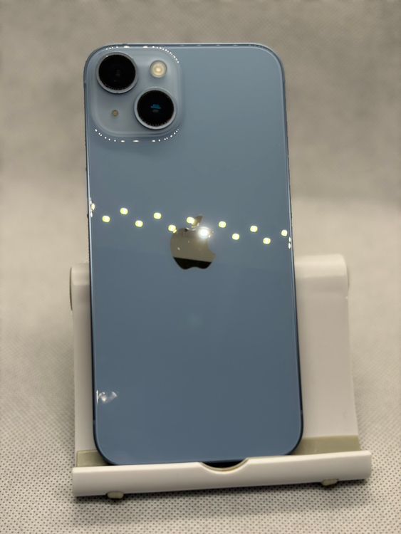 ���Хåƥ꡼84% SIM�ե꡼ iPhone14 128GB �֥롼