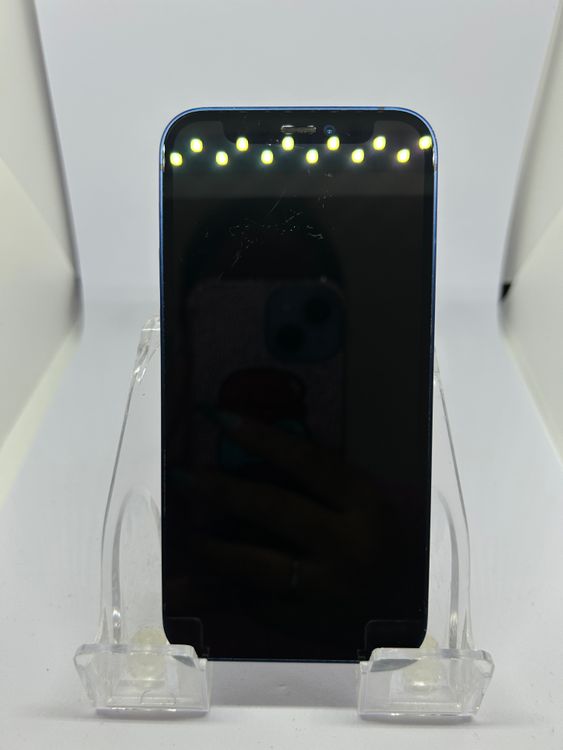 ��SIM�ե꡼ iPhone12mini  128GB �֥롼 �Хåƥ꡼74%