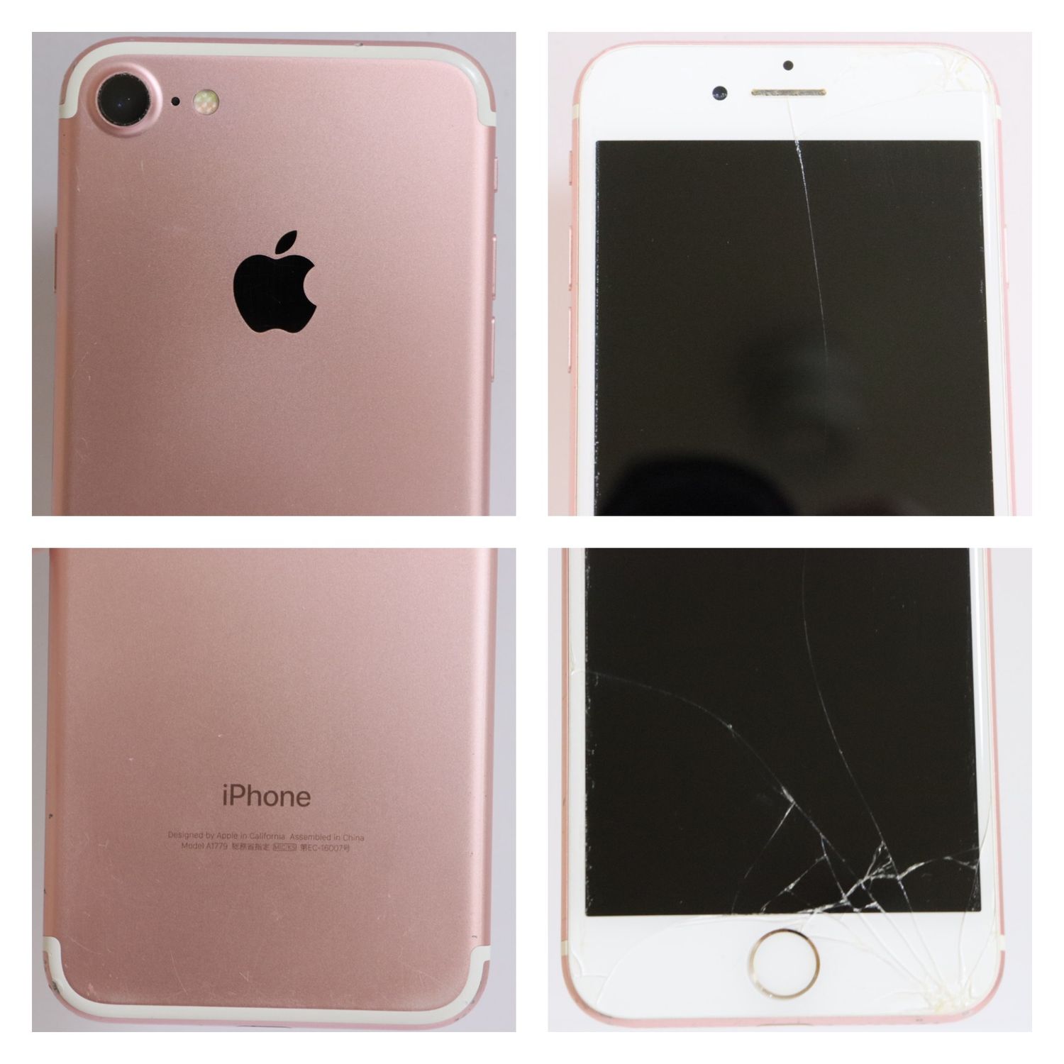 ムスビー｜○ハピネスネット SIMフリー iPhone7 128GB ローズゴールド