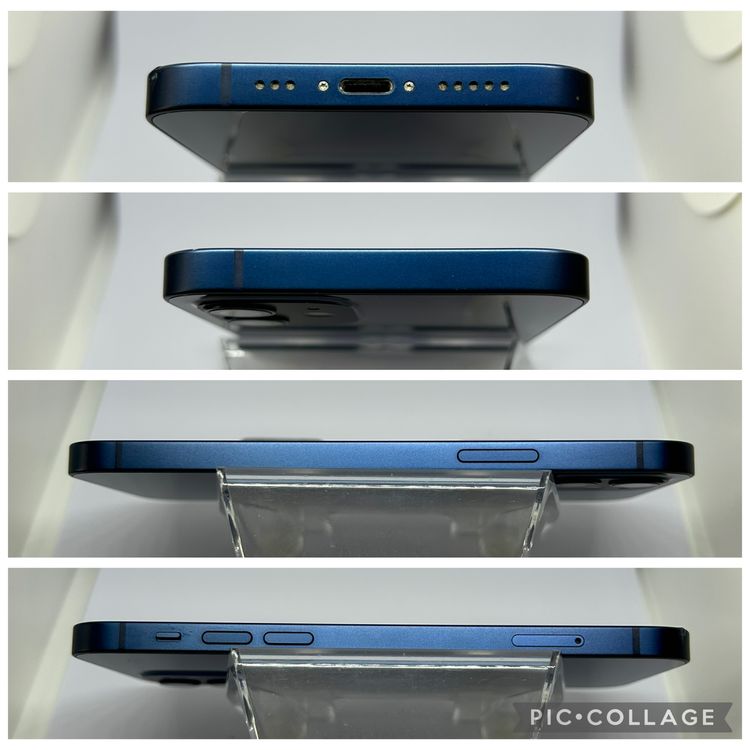 ��SIM�ե꡼ iPhone12  128GB �֥롼 �Хåƥ꡼77%