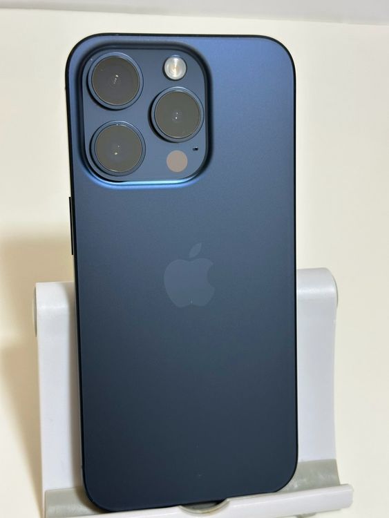 ���Хåƥ꡼80% SIM�ե꡼ iPhone15Pro 256GB �֥롼�����˥���