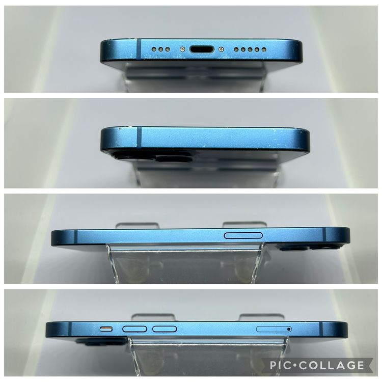 ��SIM�ե꡼ iPhone13  128GB �֥롼 �Хåƥ꡼68%