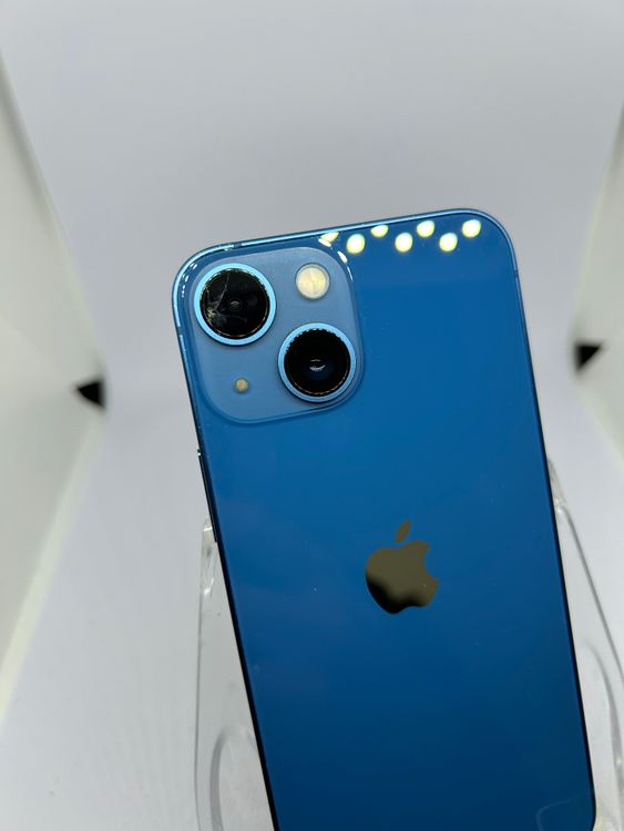 ��SIM�ե꡼ iPhone13mini  256GB �֥롼 �Хåƥ꡼74%