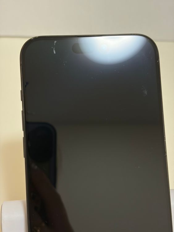 ���Хåƥ꡼85% SIM�ե꡼ iPhone15ProMax 256GB �֥�å������˥���