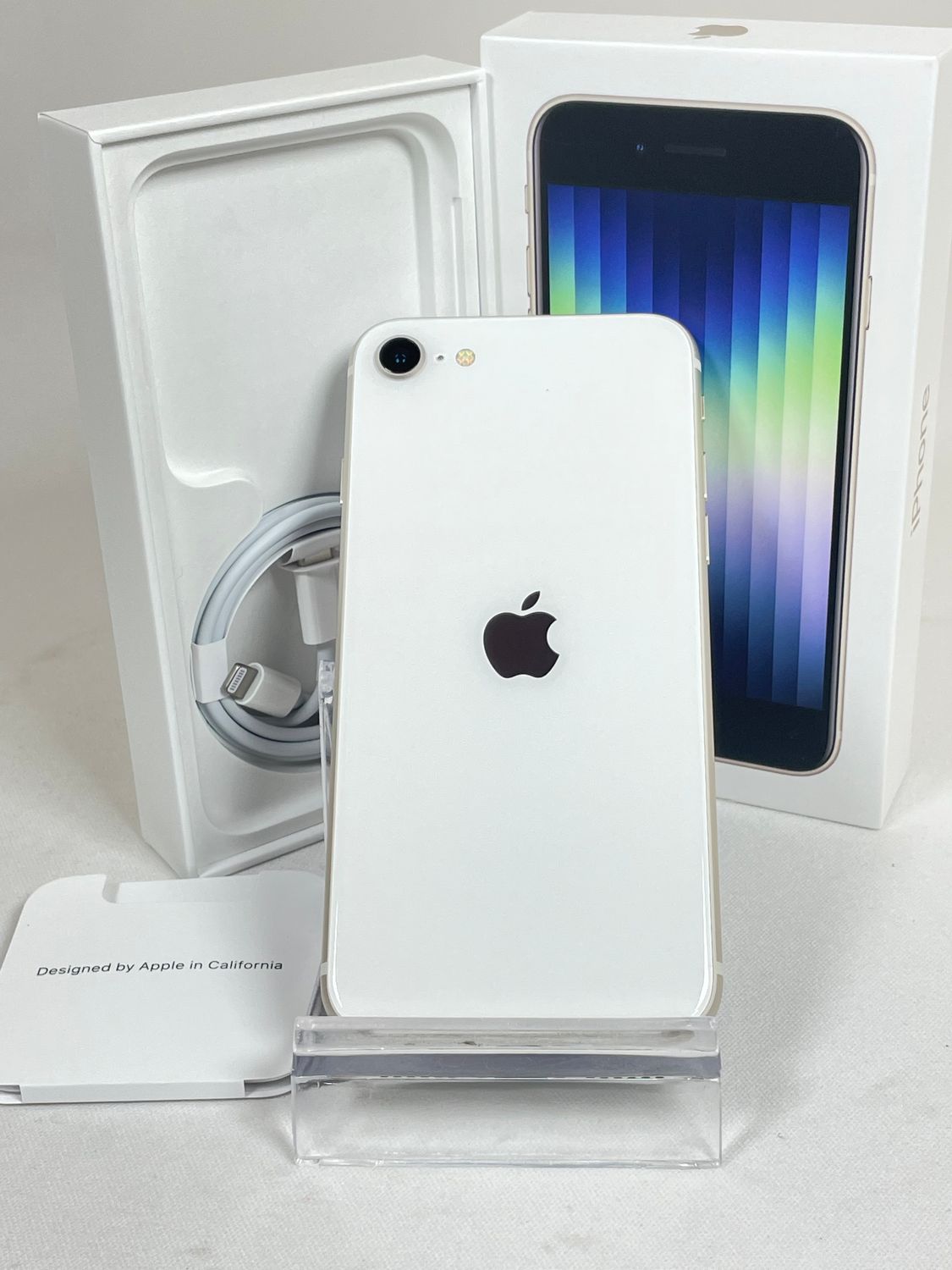 SIMフリー iPhoneSE 第3世代 64GB ホワイト ムスビー|○ハピネスネット SIMフリー iPhoneSE第3世代 64GB