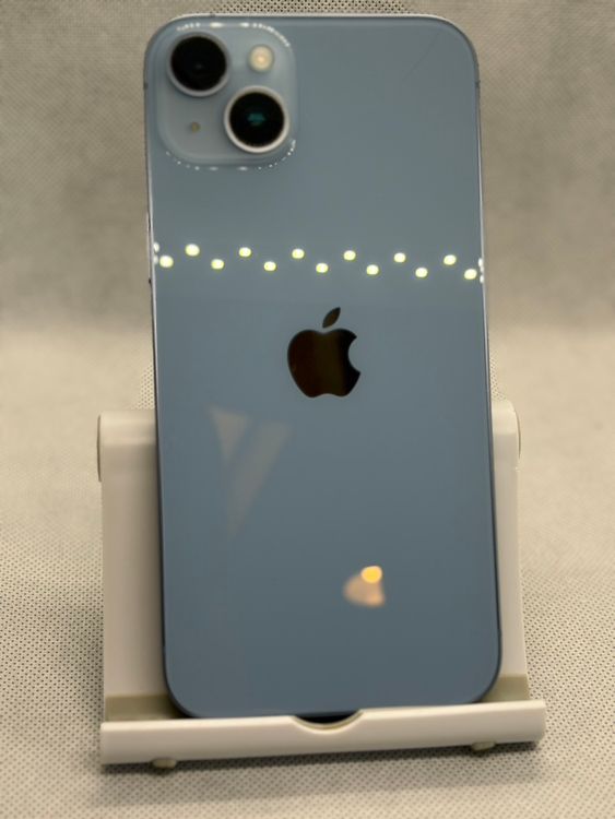 ���Хåƥ꡼85% SIM�ե꡼ iPhone14Plus 256GB �֥롼