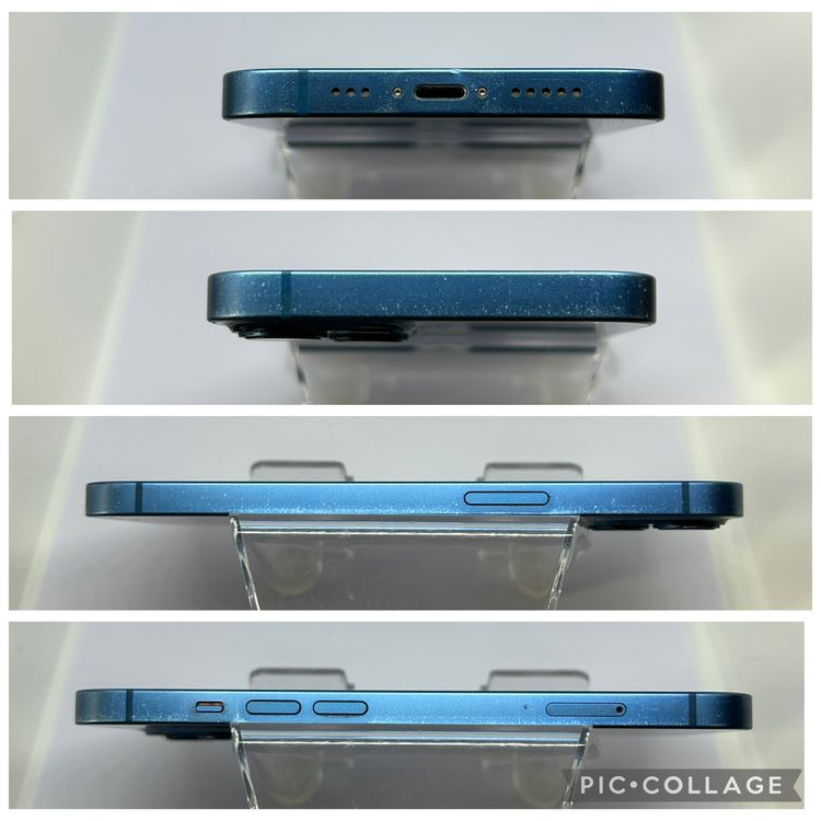 ��SIM�ե꡼ iPhone13  256GB �֥롼 �Хåƥ꡼74%