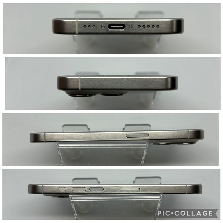 ��SIM�ե꡼ iPhone15Pro  256GB �ۥ磻�ȥ����˥��� �Хåƥ꡼100%