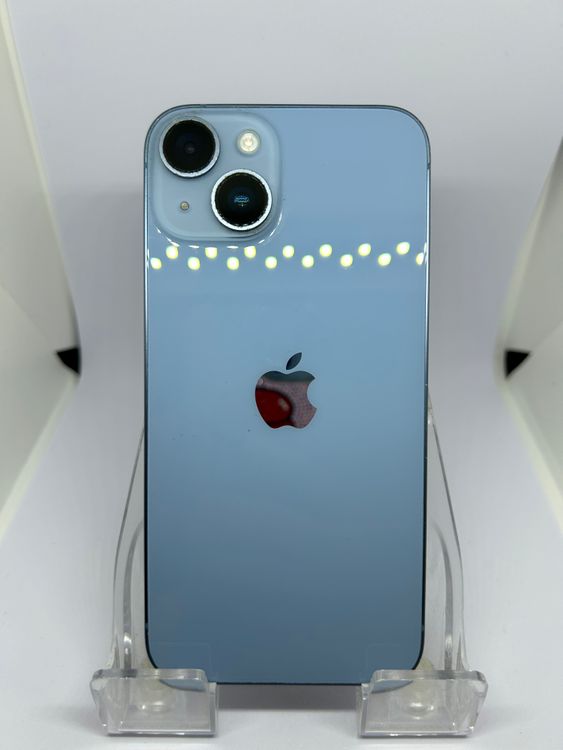 ��SIM�ե꡼ iPhone14  128GB �֥롼 �Хåƥ꡼72%
