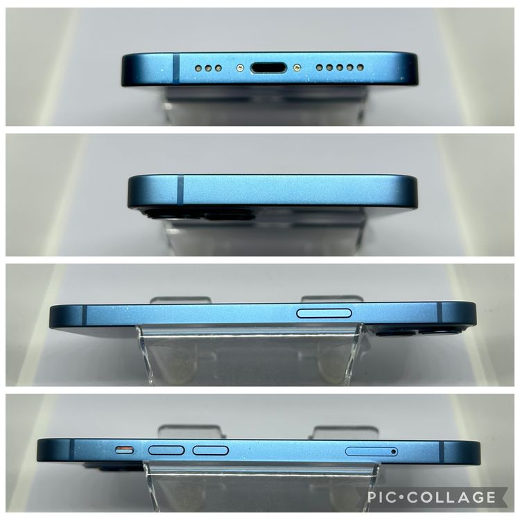 ��SIM�ե꡼ iPhone13  128GB �֥롼 �Хåƥ꡼77%